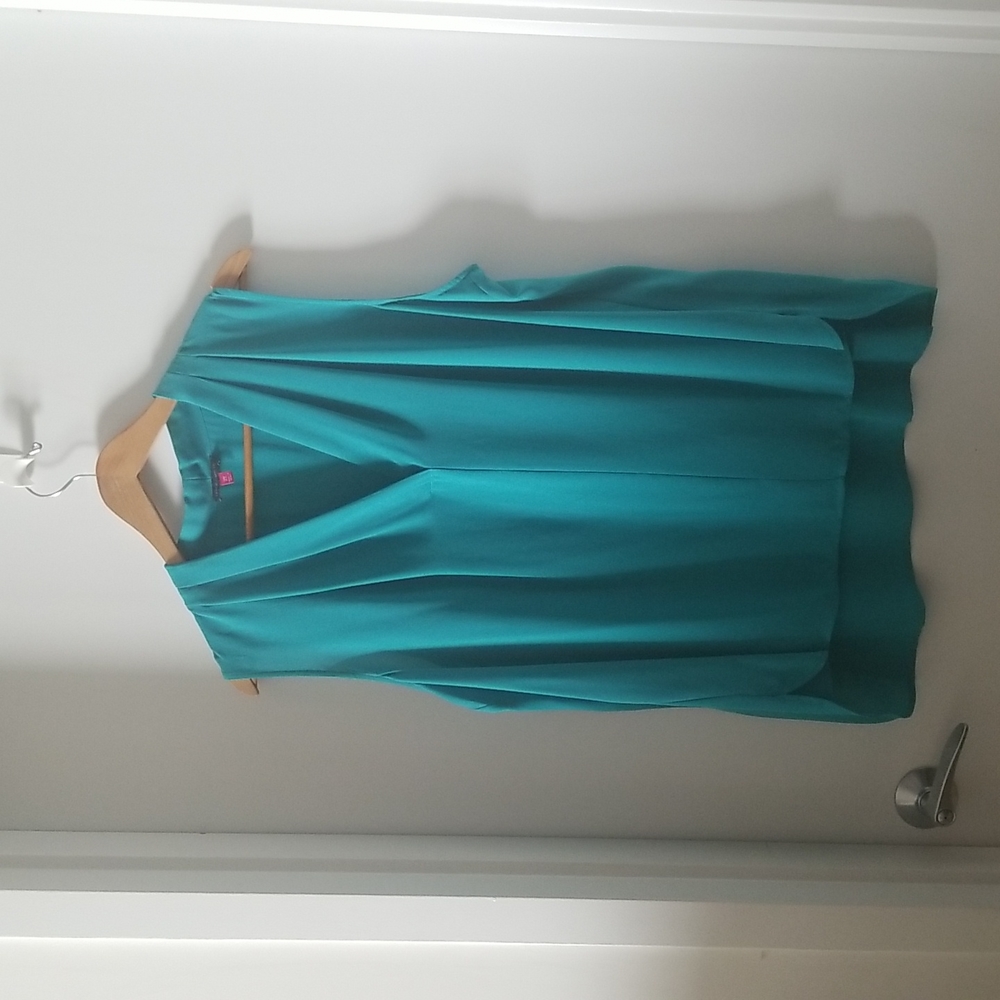 Plus Size Vince Camuto Aqua Camisole Shell